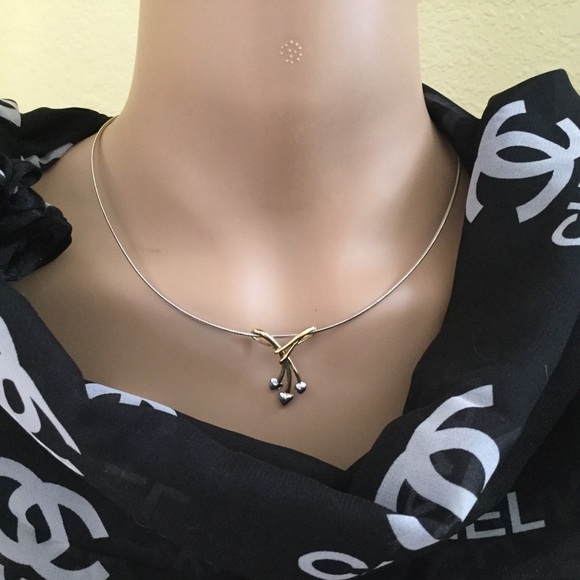 Tiffany & Co. Jewelry - Tiffany & Co. Omega Chain Necklace w/ 10K Pendant